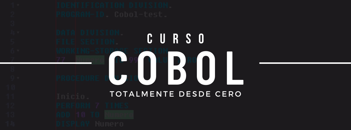 Curso de COBOL desde cero