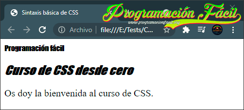 Preferencia de estilos de CSS